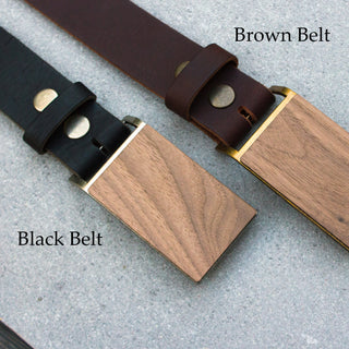 Brown Leather Belt Strap