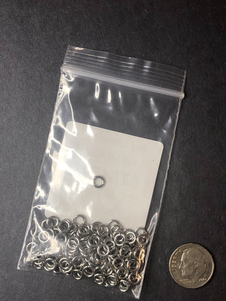 Jump Rings - stainless steel - 3mm