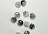 20mm Faceted Flat Gemstone Briolettes - MANY COLORS