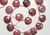 20mm Faceted Flat Gemstone Briolettes - MANY COLORS