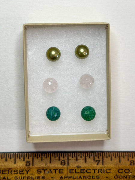 Matched Gemstone Earrings - MORE COLORS