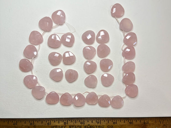 20mm Faceted Flat Gemstone Briolettes - MANY COLORS
