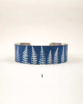 Fern Cyanotype Cuff Bracelets