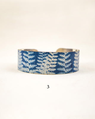 Fern Cyanotype Cuff Bracelets