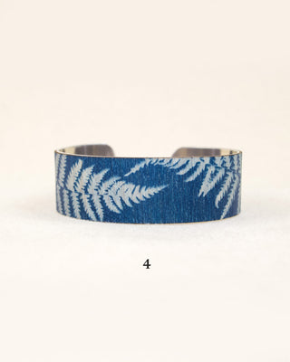 Fern Cyanotype Cuff Bracelets