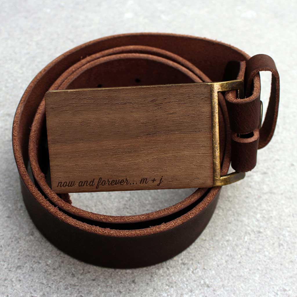 Men's Custom Leather Belt Buckles