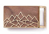 Geometric Mountain Belt Buckle