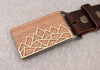Geometric Mountain Belt Buckle