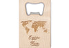 World Map Bottle Opener