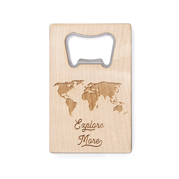 World Map Bottle Opener