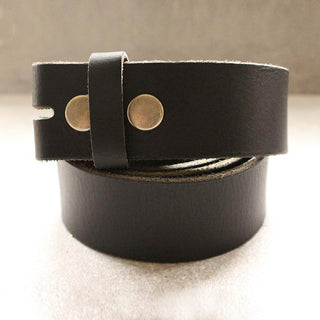 Leather Belt Strap Brown