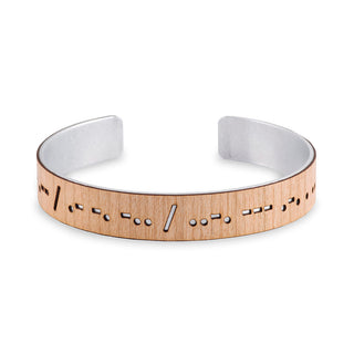 Morse Code Thin Cuff