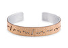 Morse Code Thin Cuff