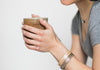 Morse Code Thin Cuff