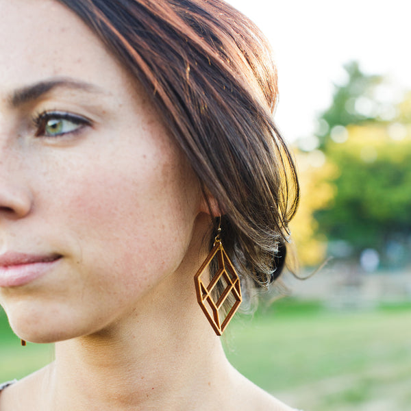 Cube Earrings