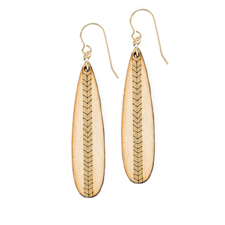 Chevron Long Earrings