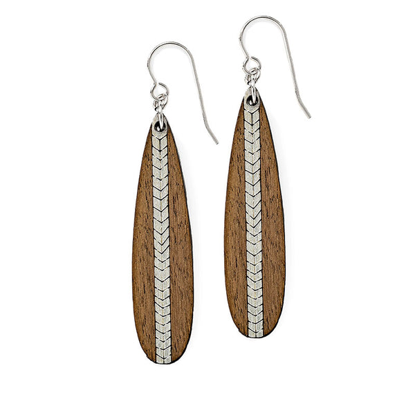 Chevron Long Earrings