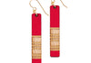 Lines Long Earrings
