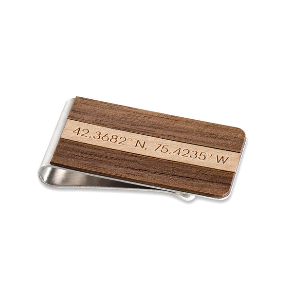 Engraved Bar Money Clip