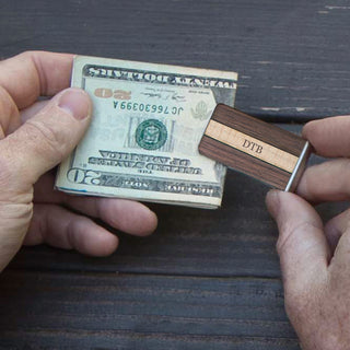 Engraved Bar Money Clip