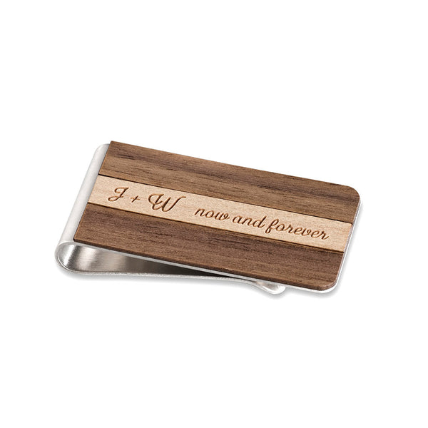 Engraved Bar Money Clip