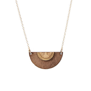 Solaris Necklace Small Gold