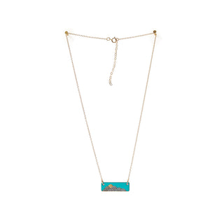 Waves Necklace - Teal