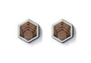 Hex Stud Earrings