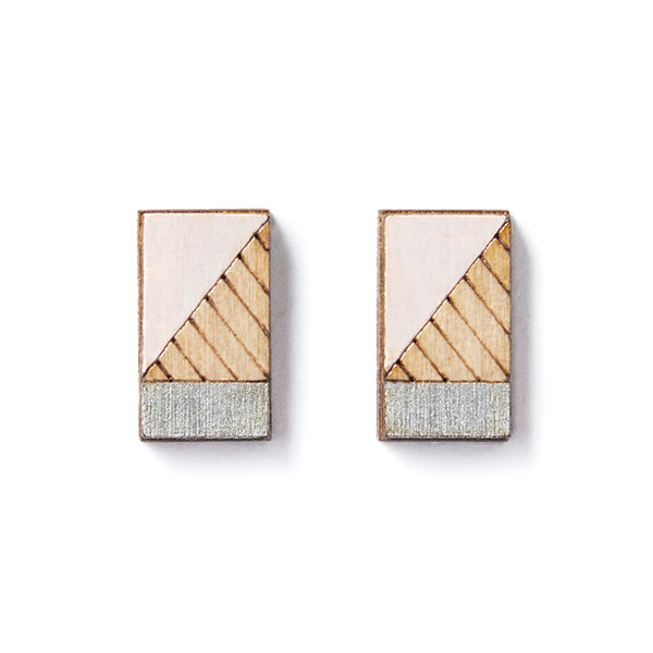 Lines Stud Earrings