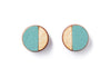 Round Stud Earrings