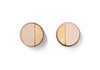 Round Stud Earrings