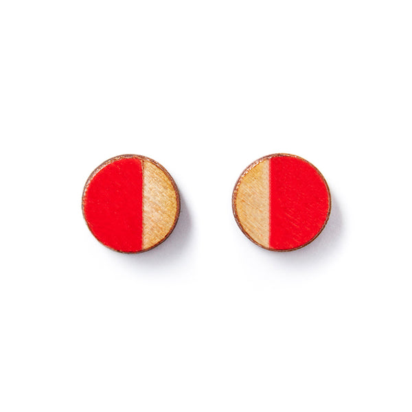 Round Stud Earrings - More Colors