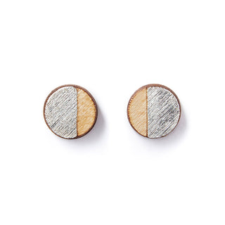 Round Stud Earrings