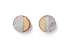 Round Stud Earrings