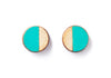 Round Stud Earrings