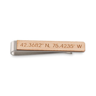 Wood Tie Clip