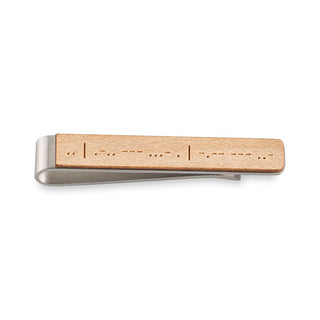 Morse Code Tie Clip