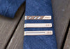 Diagonal Two Tone Tie Clip