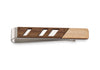 Diagonal Two Tone Tie Clip