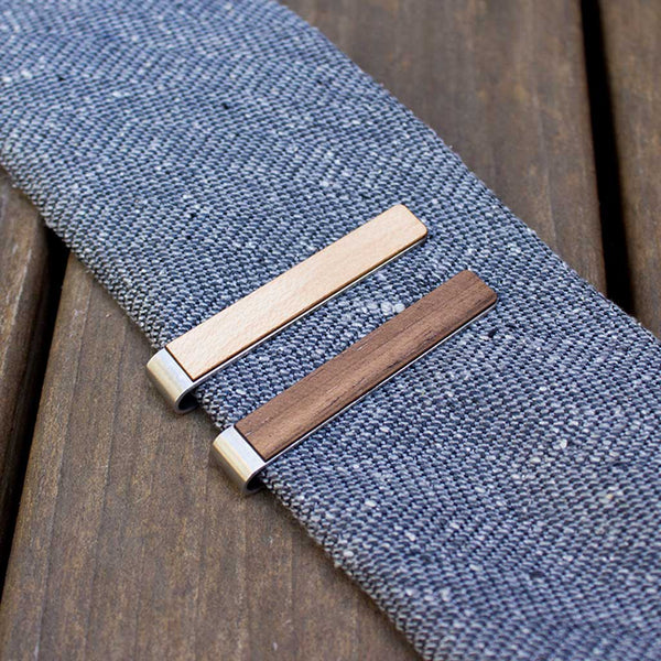 Walnut Wood Tie Clip